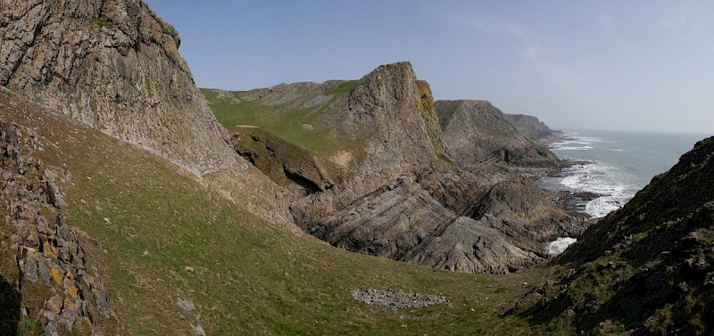 Carboniferous Limestone Cliffs - &copy; Barry Stewart